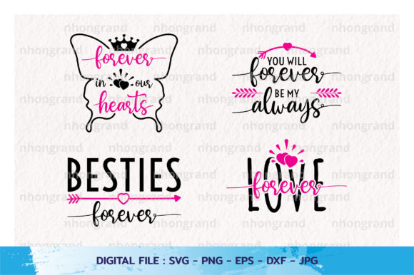 Download Love Forever Quotes Silhouette Svg - Quote Collection