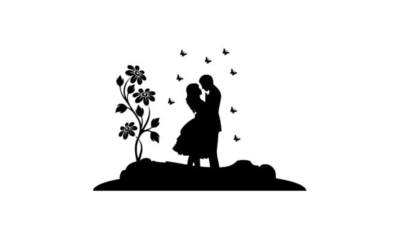 Download Valentine Silhouette Clipart - Premium Resources